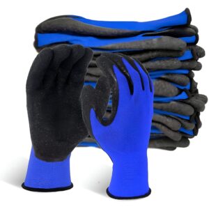 Nylon Synthetic Coated Industrial Safety Hand Gloves Nylon, Synthetic Safety Gloves