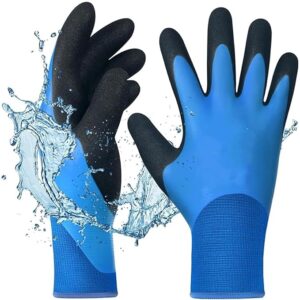 Waterproof Winter Work Gloves for Men and Women, Cut Resistant Touch screen, Freezer Gloves, Thermal Insulated, Gardening Agriculture Multi Purpose Gloves