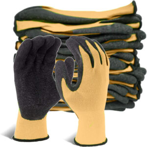 Nylon Synthetic Coated Industrial Safety Hand Gloves Nylon, Synthetic Safety Gloves