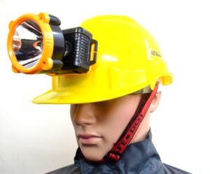 Safety Helmet With Head Lamp
