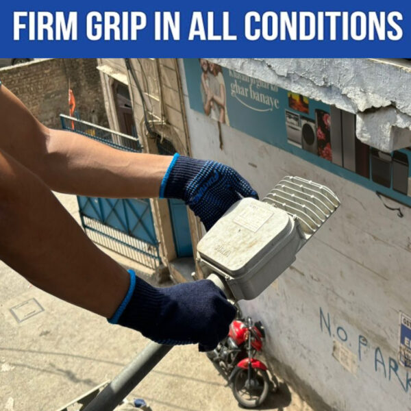 Dotted Cotton Safety Hand Work Gloves for Better Grip Industrial Construction Gardening Assembling General Purpose Use Safety Hand Gloves - Image 2